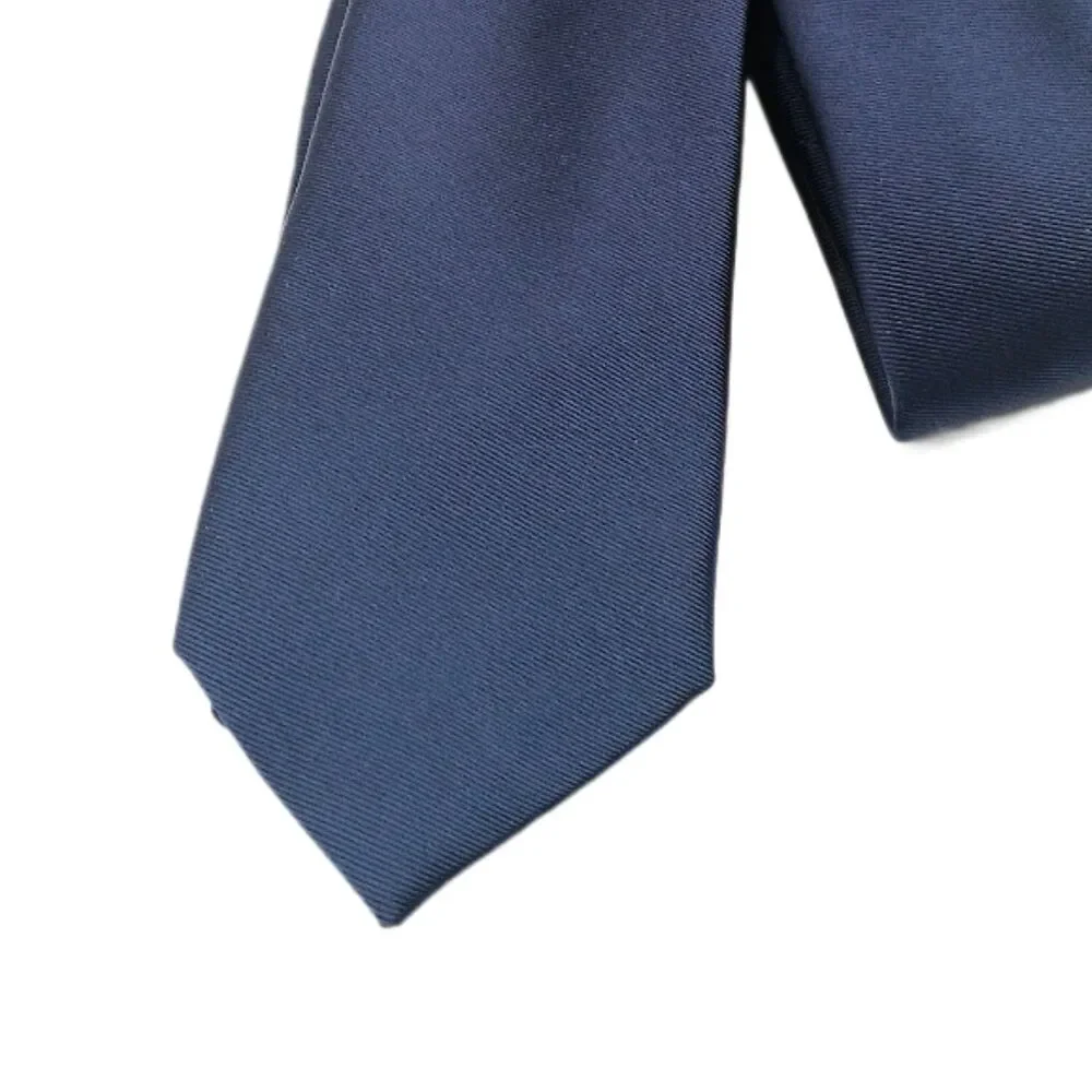 Tommy Hilfiger Navy Blue Tie Boys 52” Solid Designer Skinny Preppy Academia New